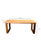 Table cery beige - 210x75x90 cm